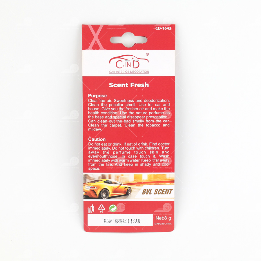 Lá thơm CIND 8g CD-1643 BVL SCENT