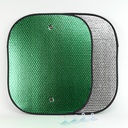 Che nắng xốp tròn lớn CIND (màu bạc/xanh) CD-C043 44*52CM 1SET/2PCS 