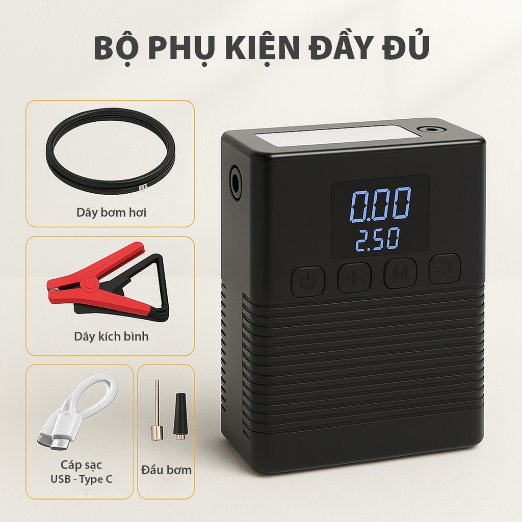 Máy bơm có kèm kích điện