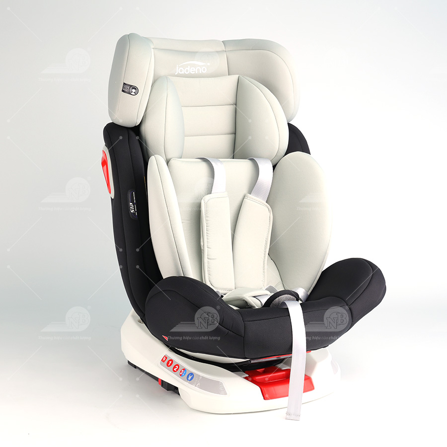 Ghế an toàn cho trẻ em trong xe hơi kiểu ISOFIX xoay 360 độ QM-360A Xám