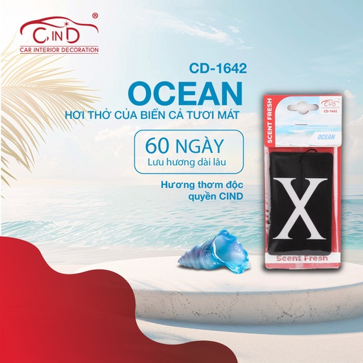 [DTATLCD1642] Lá thơm CIND 8g CD-1642 OCEAN